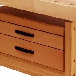 Ulmia Accessoires De Rangement 101.064 10-20 Armoire Avec 2 Tiroirs Pour établi De Type 2,3,4 Et 5