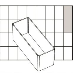 Raaco Accessoires De Rangement 114578 Plateau D'insertion 55 A9-2 Séparer