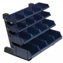 Raaco Accessoires De Rangement 136686 Support De Table Avec 16 Plateaux, Type TR-16-234