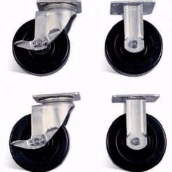 Ridgid Accessoires De Rangement 74796 Modèle 505 Roues Pivotantes 125 Mm 4 Pièces