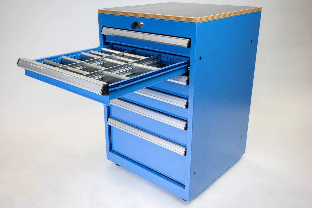 Huvema Armoire à Tiroir K10100 Armoire à Outils à 7 Tiroirs 5 Huvema Armoire à Tiroir K10100 Armoire à Outils à 7 Tiroirs – Image 4