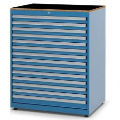 Huvema Armoire à Tiroir K11201 Armoire à Outils 14 Tiroirs