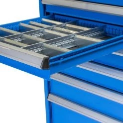 Huvema Armoire à Tiroir K7101 Armoire à Outils à 9 Tiroirs -Accessoires de rangement Soldes k7101 armoire a outils a 9 tiroirs 5